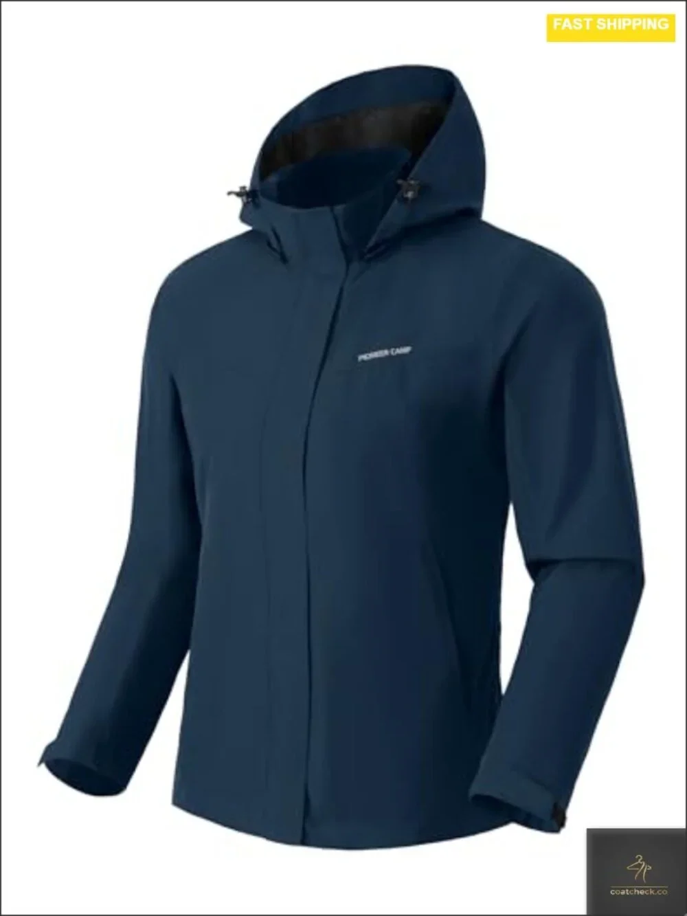 Women's Waterproof Rain Jacket Hooded Windbreaker Lightweight Outdoor Hiking